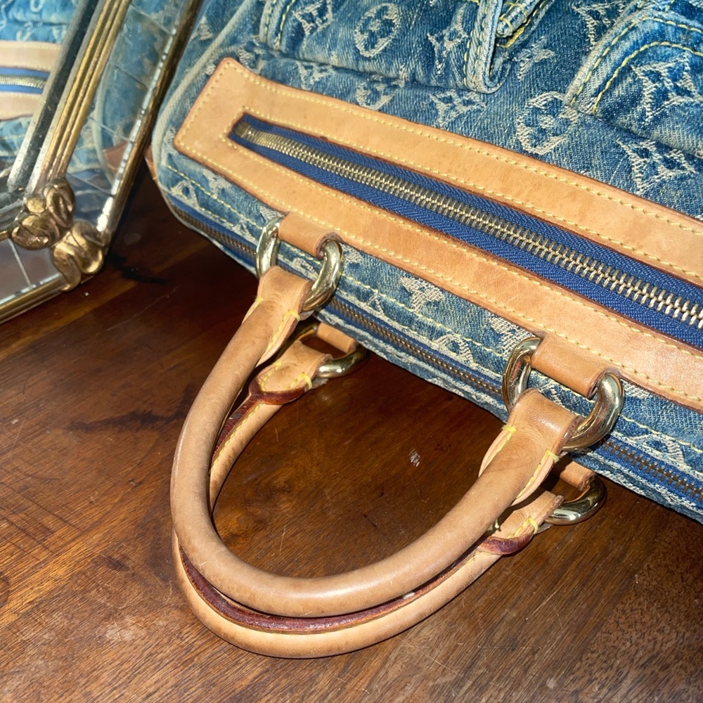 💕SOLD💕Louis Vuitton denim speedy - Picture 10 of 14